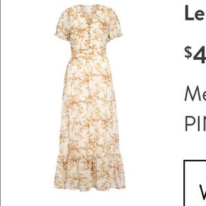 Leith Floral Print Maxi Dress
